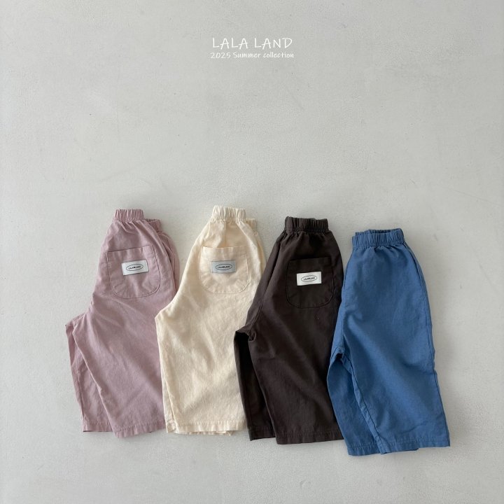 Lalaland - Korean Children Fashion - #kidsshorts - kids Linen Round Pants