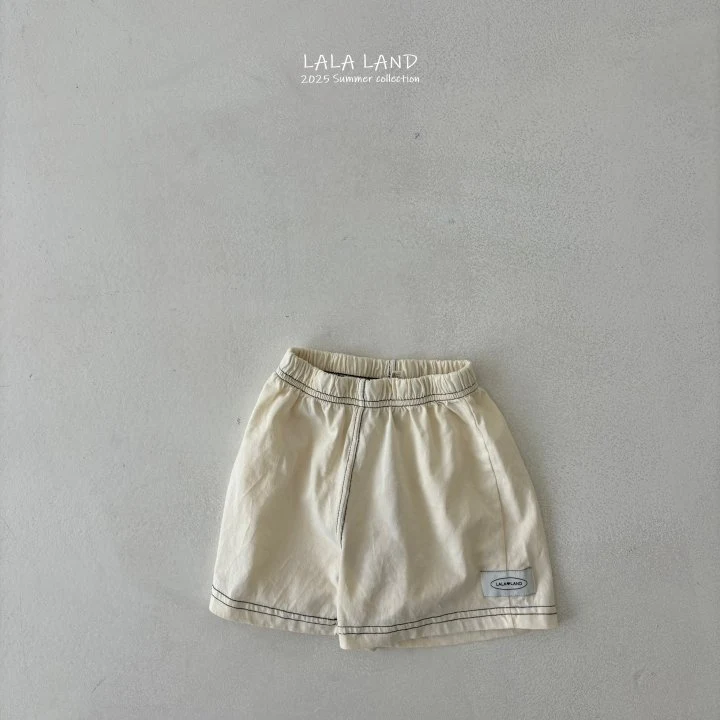 Lalaland - Korean Children Fashion - #kidsshorts - kids New Stitch Shorts - 4