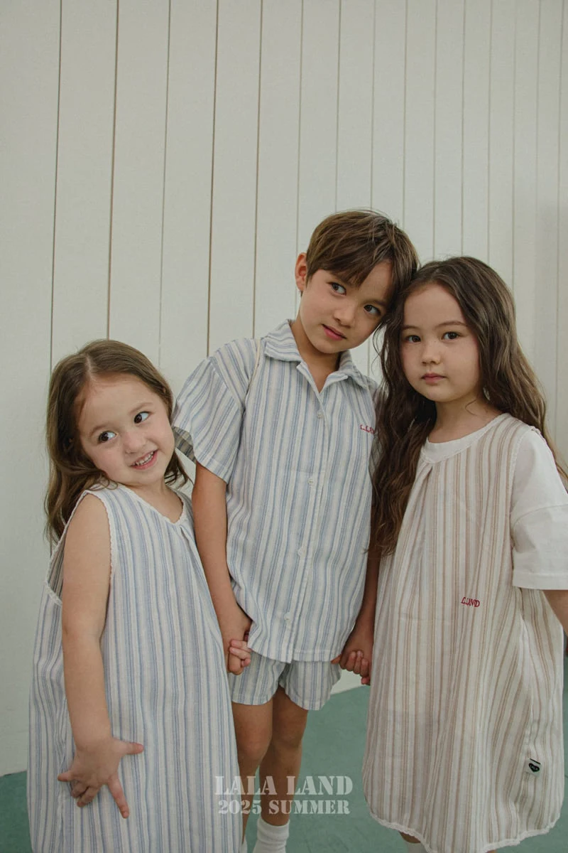 Lalaland - Korean Children Fashion - #kidsstore - kids Vertical Stripe Pants - 11