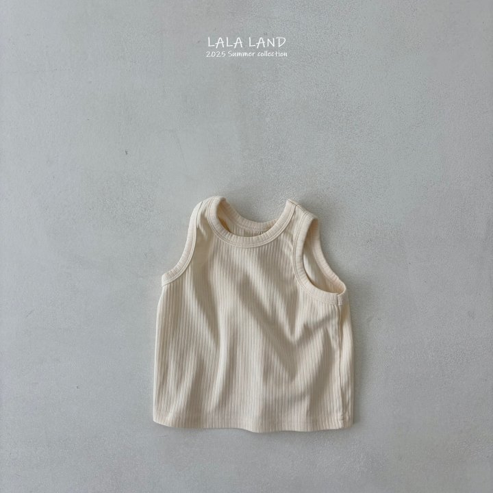 Lalaland - Korean Children Fashion - #kidsstore - kids 25 Rib Sleeveless Tee - 5