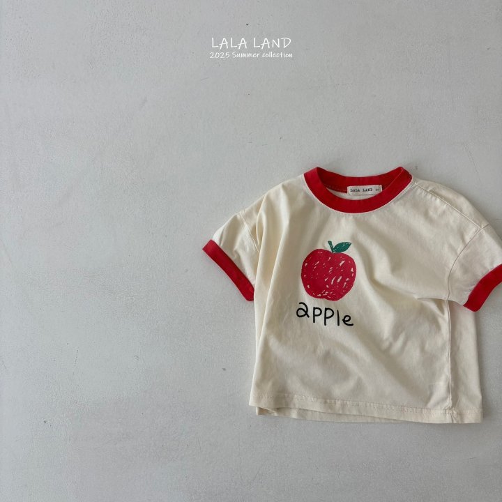 Lalaland - Korean Children Fashion - #kidsstore - kids 25 Apple Tee - 6