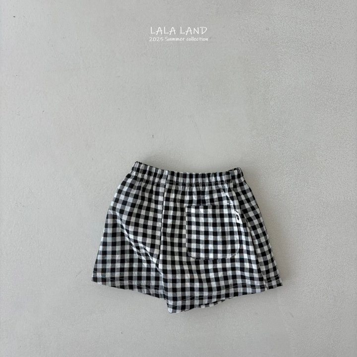 Lalaland - Korean Children Fashion - #kidsstore - kids Round Check Pants - 5
