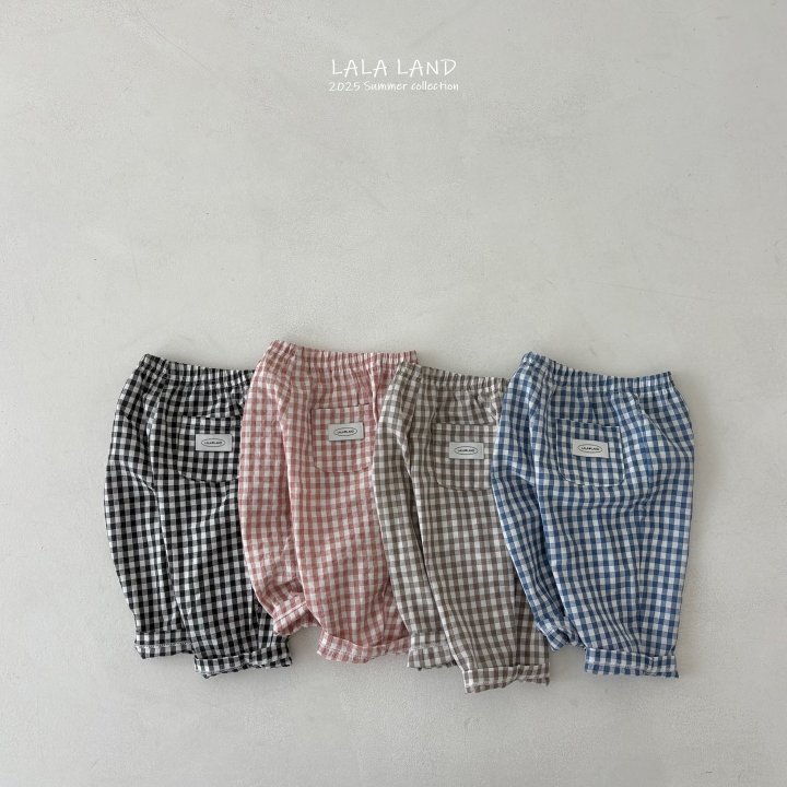 Lalaland - Korean Children Fashion - #kidsstore - kids Mane Check Pants