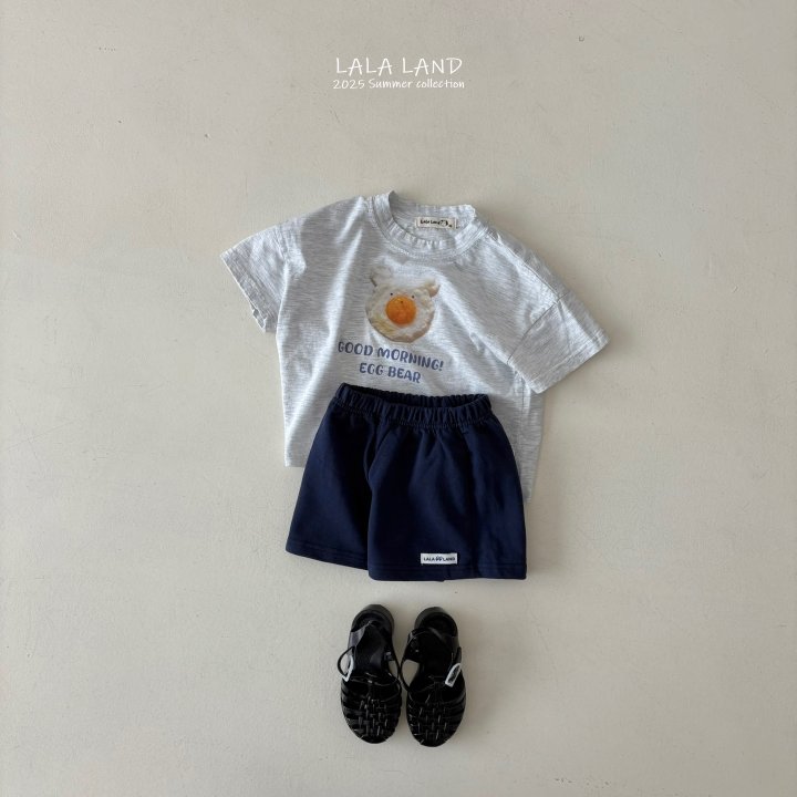 Lalaland - Korean Children Fashion - #kidzfashiontrend - kids Egg Bear Tee - 8