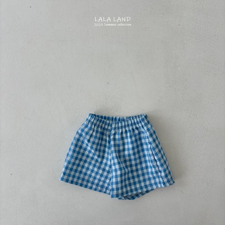 Lalaland - Korean Children Fashion - #kidzfashiontrend - kids Round Check Pants - 6