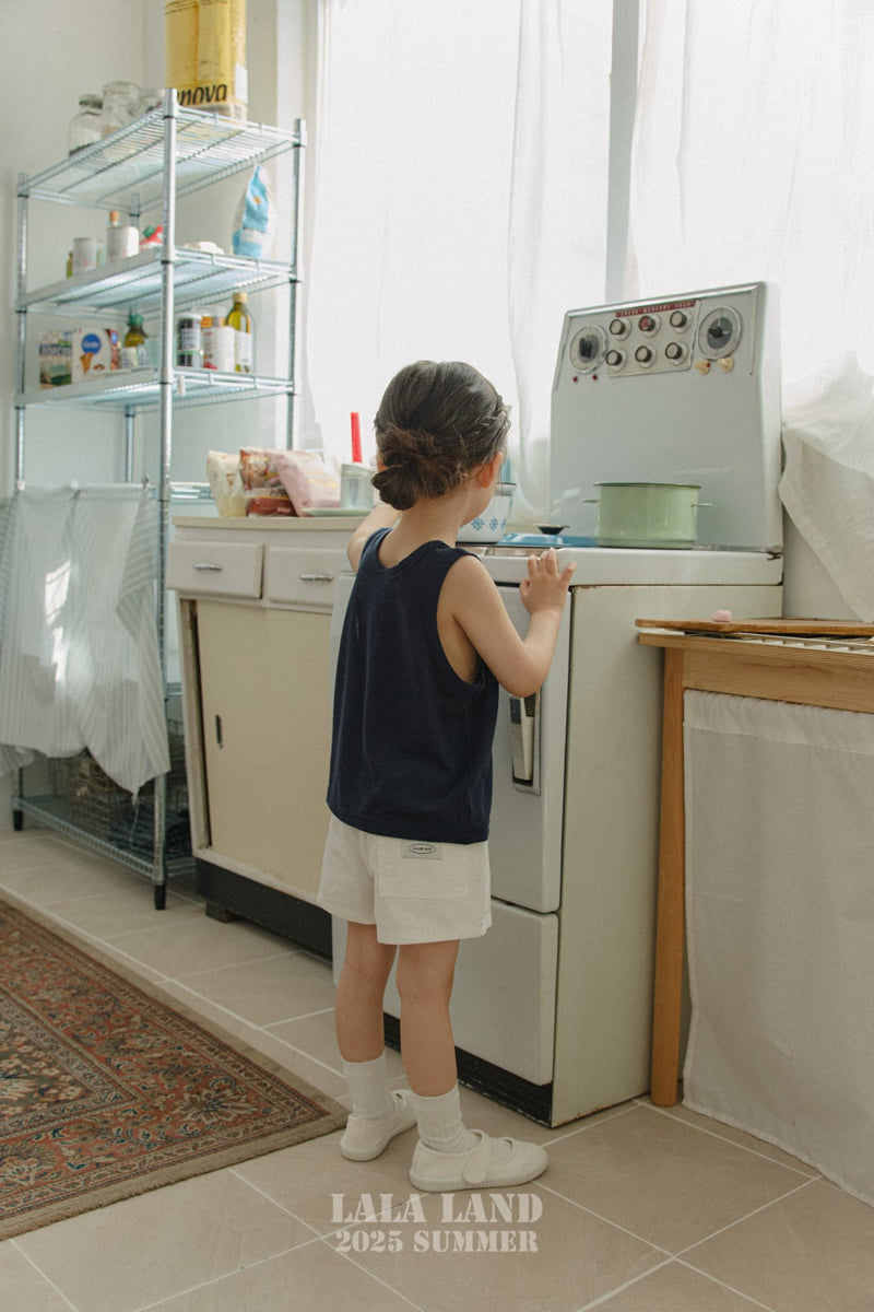Lalaland - Korean Children Fashion - #littlefashionista - kids Linen Cardigan Sleeveless Set - 12