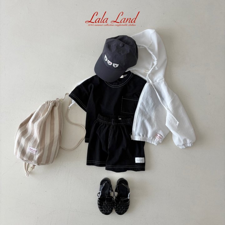 Lalaland - Korean Children Fashion - #littlefashionista - kids New Stitch Shorts - 7