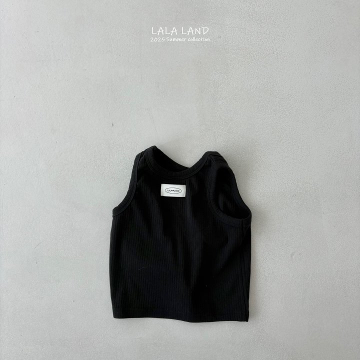 Lalaland - Korean Children Fashion - #littlefashionista - kids 25 Rib Sleeveless Tee - 8