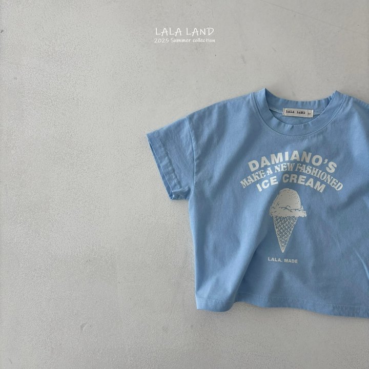 Lalaland - Korean Children Fashion - #littlefashionista - kids Ice Cream Tee - 6