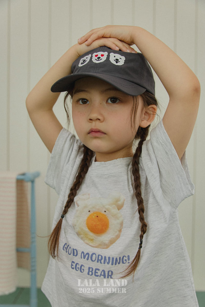 Lalaland - Korean Children Fashion - #littlefashionista - kids Egg Bear Tee - 10