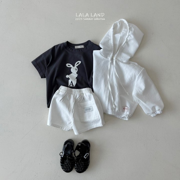 Lalaland - Korean Children Fashion - #littlefashionista - kids Black White Cotton Pants - 7