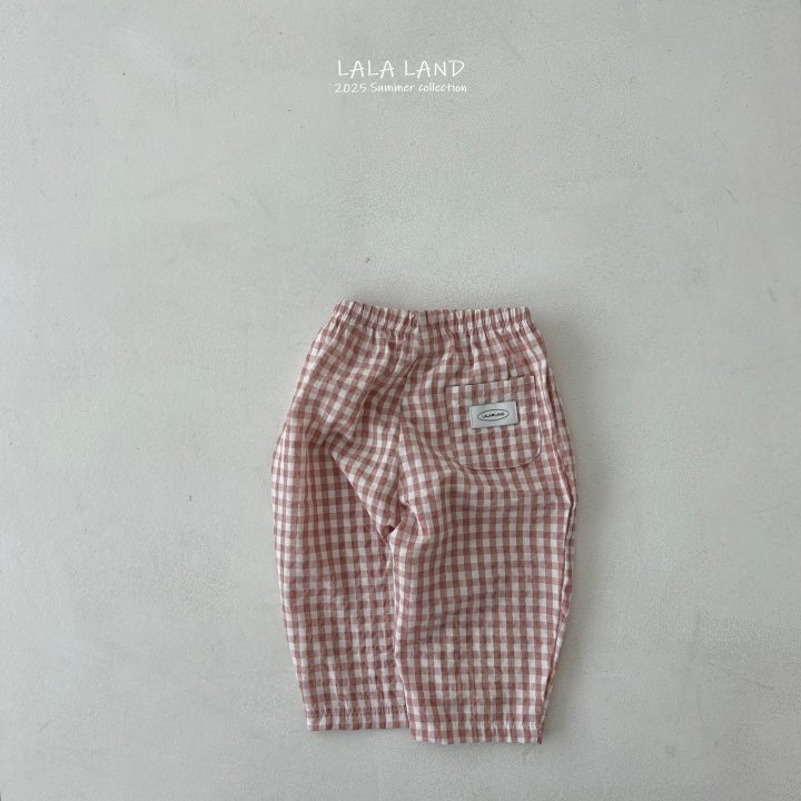 Lalaland - Korean Children Fashion - #Kfashion4kids - kids Mane Check Pants - 4