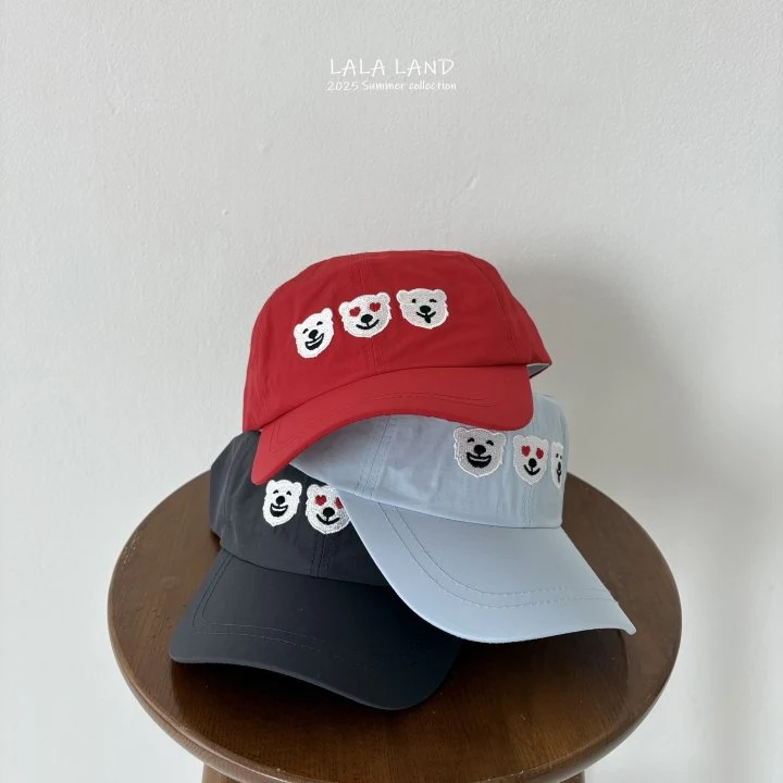 Lalaland - Korean Children Fashion - #magicofchildhood - kids Three Bear Cap