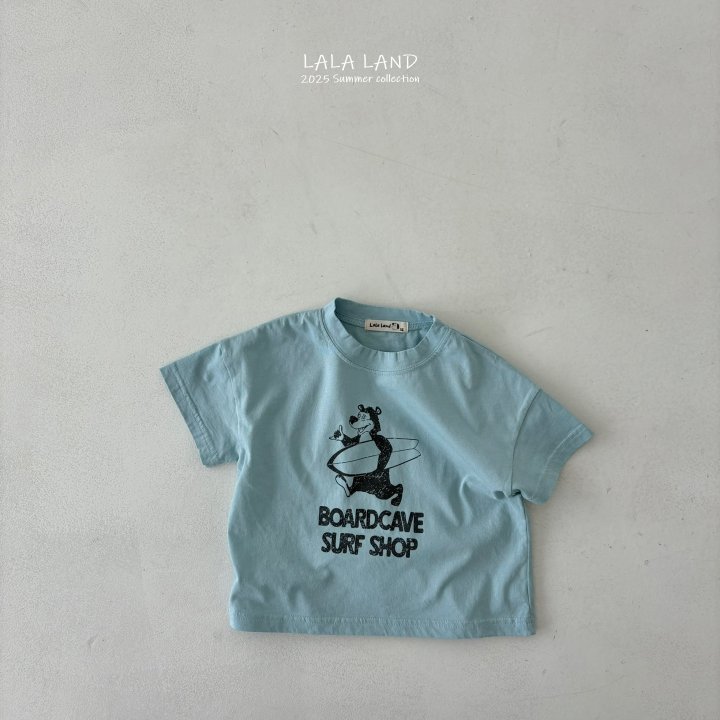 Lalaland - Korean Children Fashion - #magicofchildhood - kids Surfer Bear Tee - 5