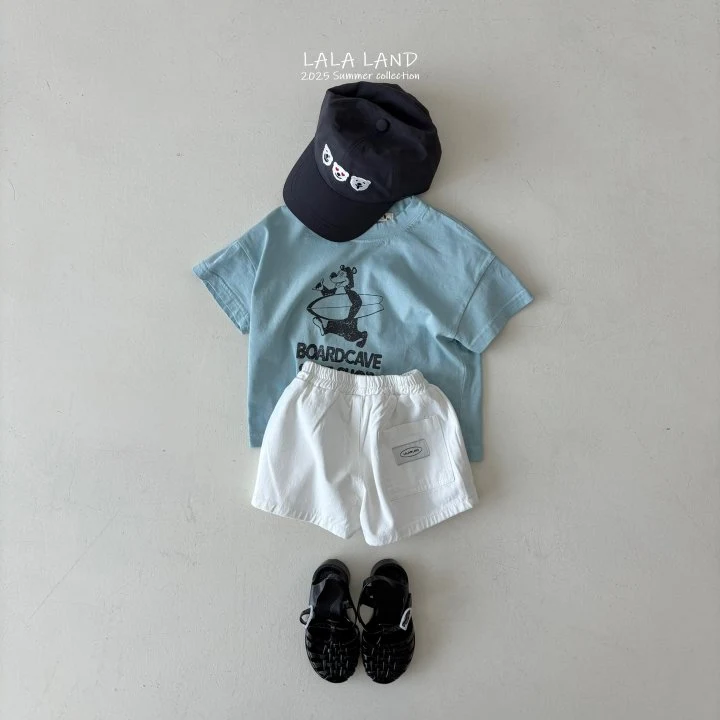 Lalaland - Korean Children Fashion - #magicofchildhood - kids Black White Cotton Pants - 8