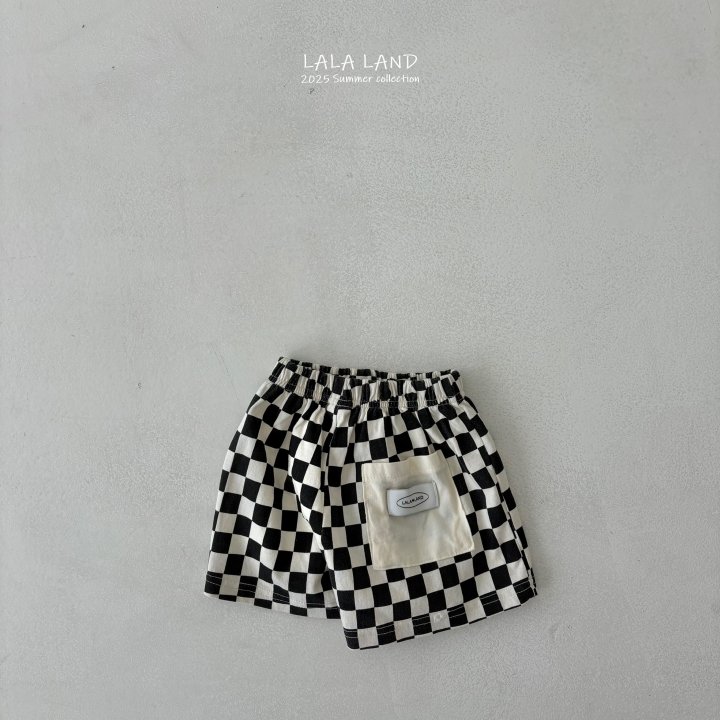 Lalaland - Korean Children Fashion - #magicofchildhood - kids Check Shorts - 3