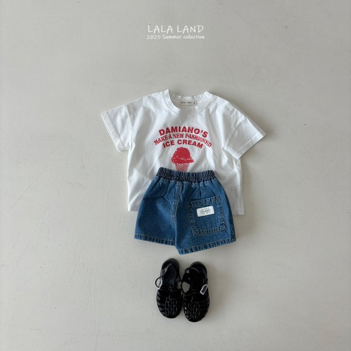 Lalaland - Korean Children Fashion - #minifashionista - kids Ice Cream Tee - 8