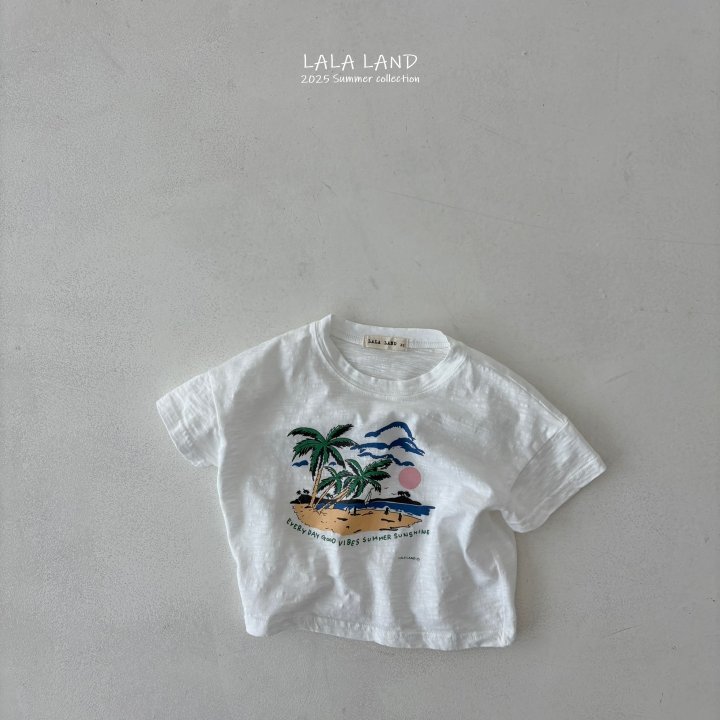 Lalaland - Korean Children Fashion - #minifashionista - kids Palm Tree Slub Tee - 3