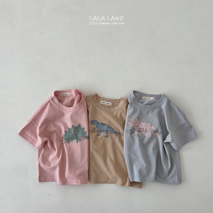 Lalaland - Korean Children Fashion - #minifashionista - kids 25 Summer Dino Tee