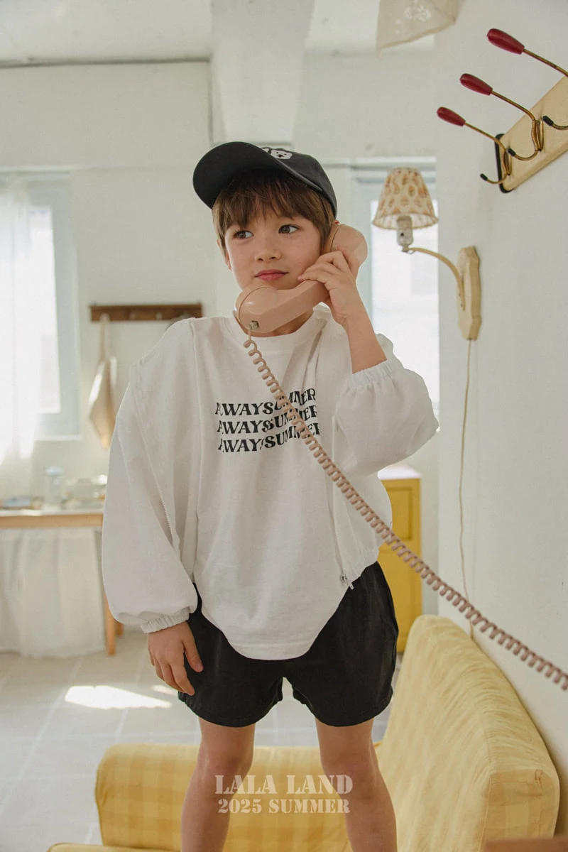Lalaland - Korean Children Fashion - #minifashionista - kids Black White Cotton Pants - 9