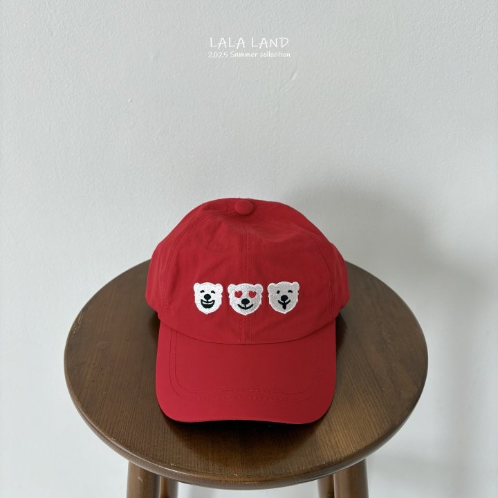 Lalaland - Korean Children Fashion - #prettylittlegirls - kids Three Bear Cap - 3