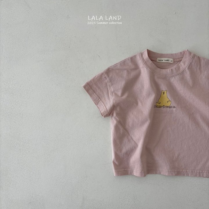Lalaland - Korean Children Fashion - #stylishchildhood - kids Comma Bear Tee - 6
