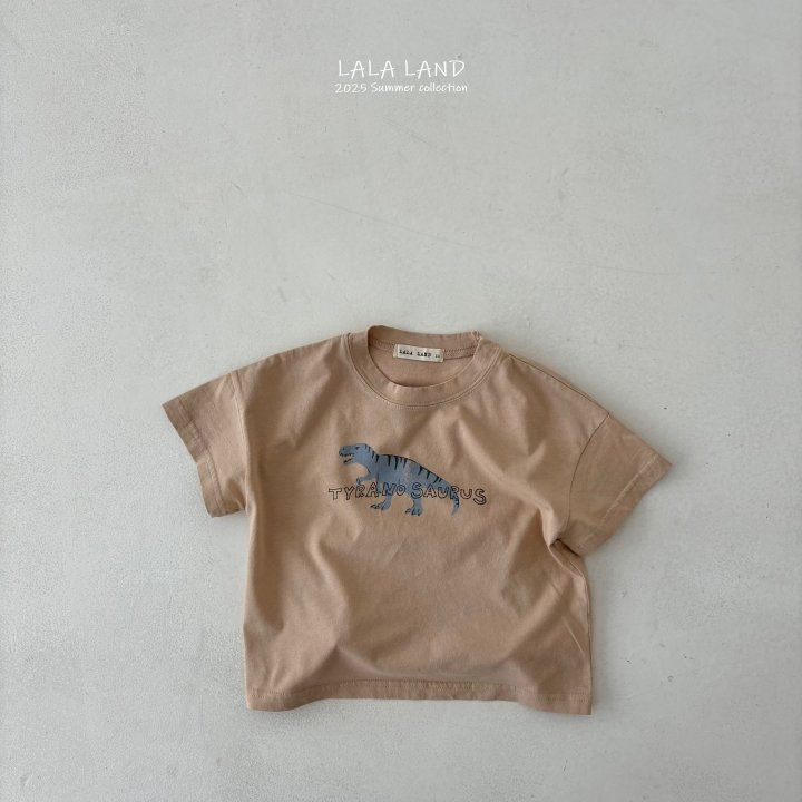 Lalaland - Korean Children Fashion - #stylishchildhood - kids 25 Summer Dino Tee - 5