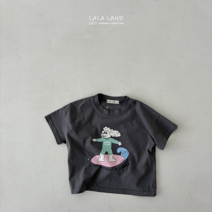 Lalaland - Korean Children Fashion - #stylishchildhood - kids Poodle Surf Tee - 3