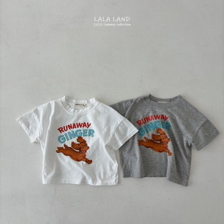 Lalaland - Korean Children Fashion - #stylishchildhood - kids Ginger Puppy Tee