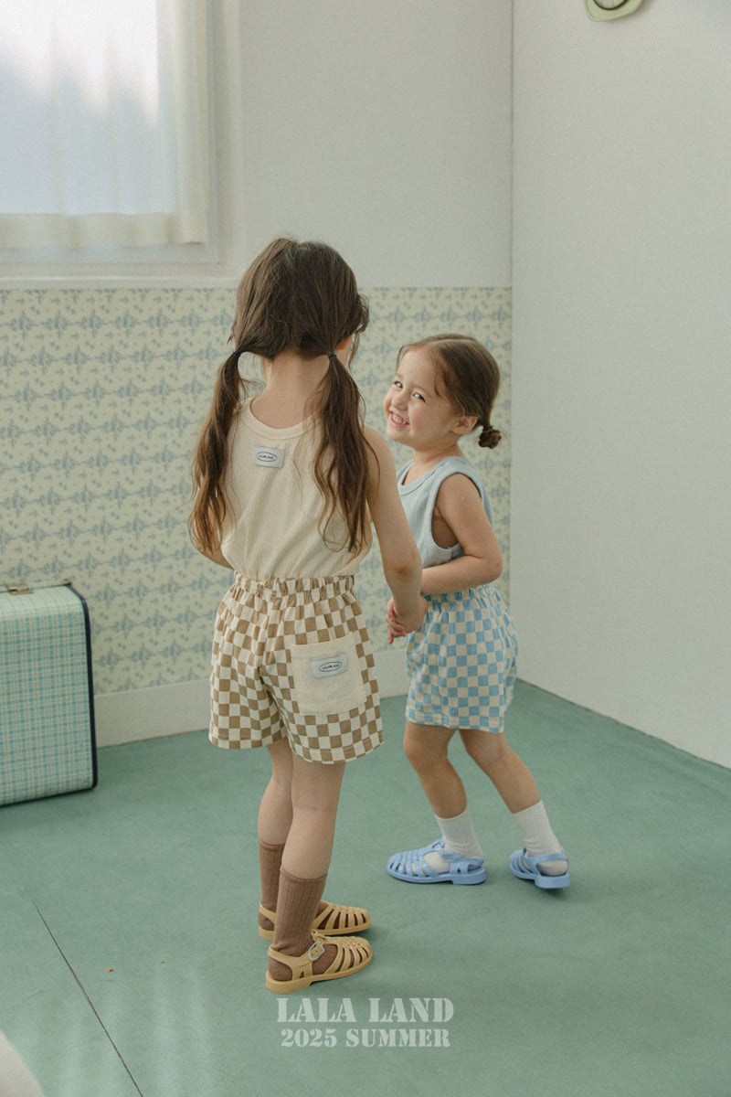 Lalaland - Korean Children Fashion - #todddlerfashion - kids 25 Rib Sleeveless Tee - 12