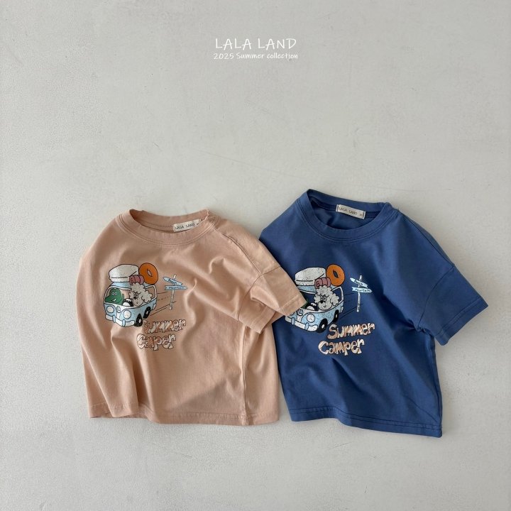 Lalaland - Korean Children Fashion - #toddlerclothing - kids Summer Camping Tee