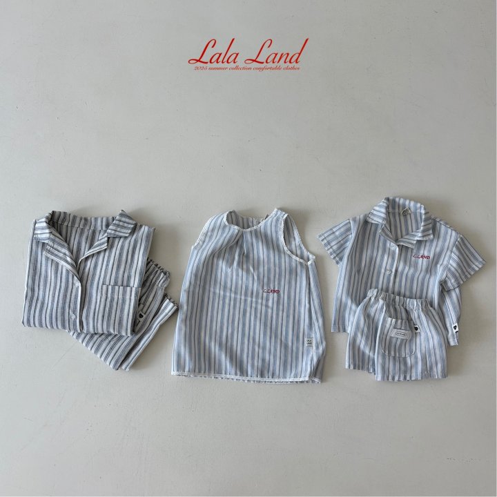 Lalaland - Korean Women Fashion - #restrostyle - Mom Vertical Stripe Pants - 8