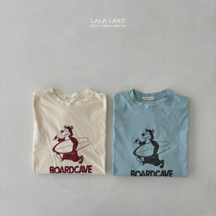 Lalaland - Korean Women Fashion - #womensfashion - Mom Surfer Bear Tee