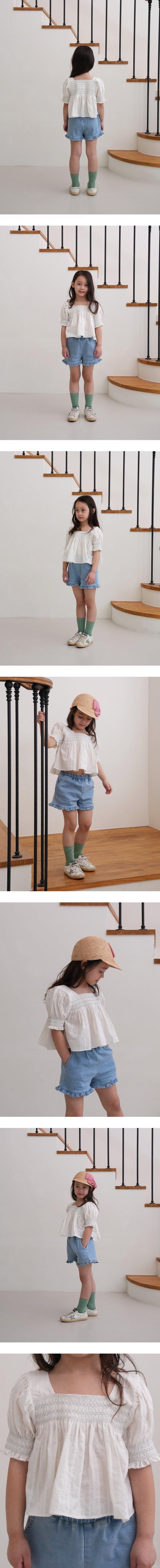 Le Bev - Korean Children Fashion - #fashionkids - Bell Sil Blouse
