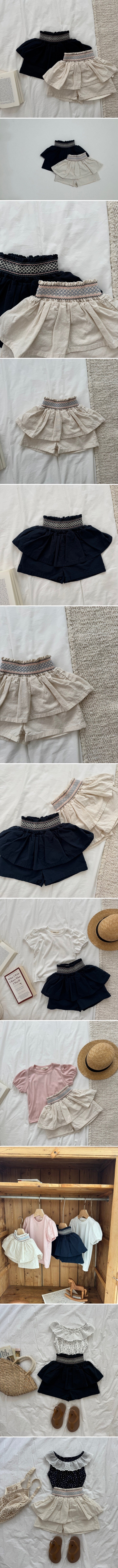 Le petitmot - Korean Children Fashion - #Kfashion4kids - Shirred Linen Pants - 2