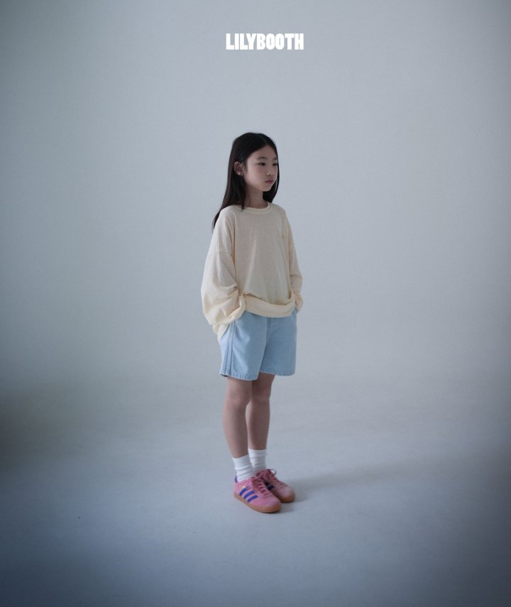 Lilybooth - Korean Children Fashion - #childofig - Line Denim Shorts - 9