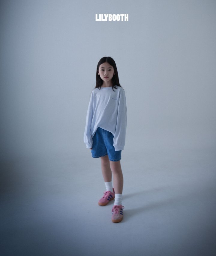Lilybooth - Korean Children Fashion - #designkidswear - Line Denim Shorts - 11