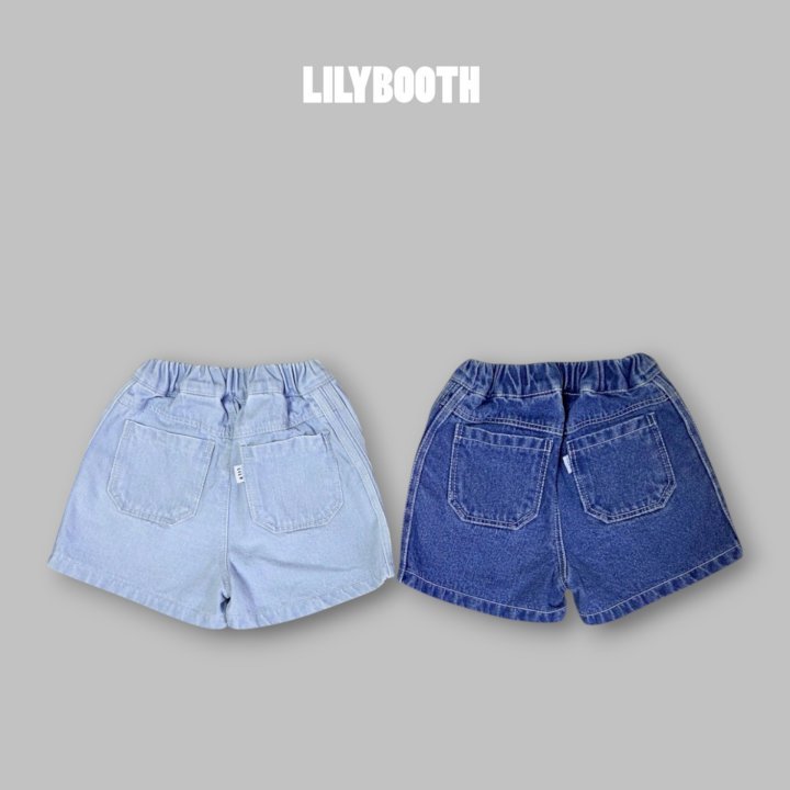 Lilybooth - Korean Children Fashion - #magicofchildhood - Line Denim Shorts - 3