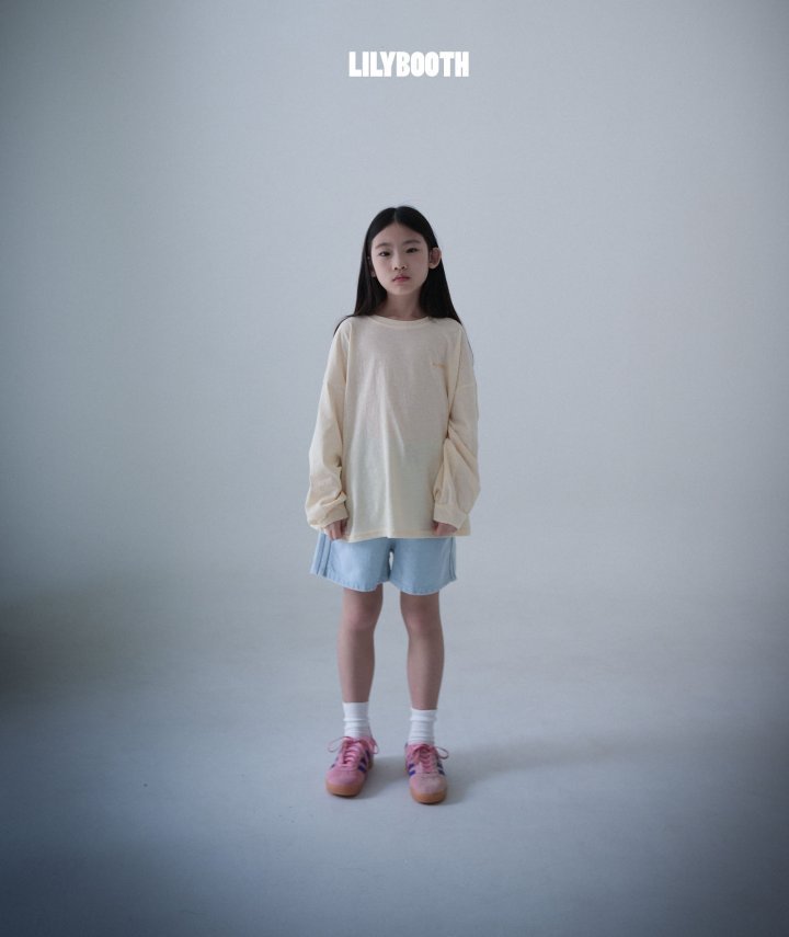 Lilybooth - Korean Children Fashion - #prettylittlegirls - Line Denim Shorts - 5