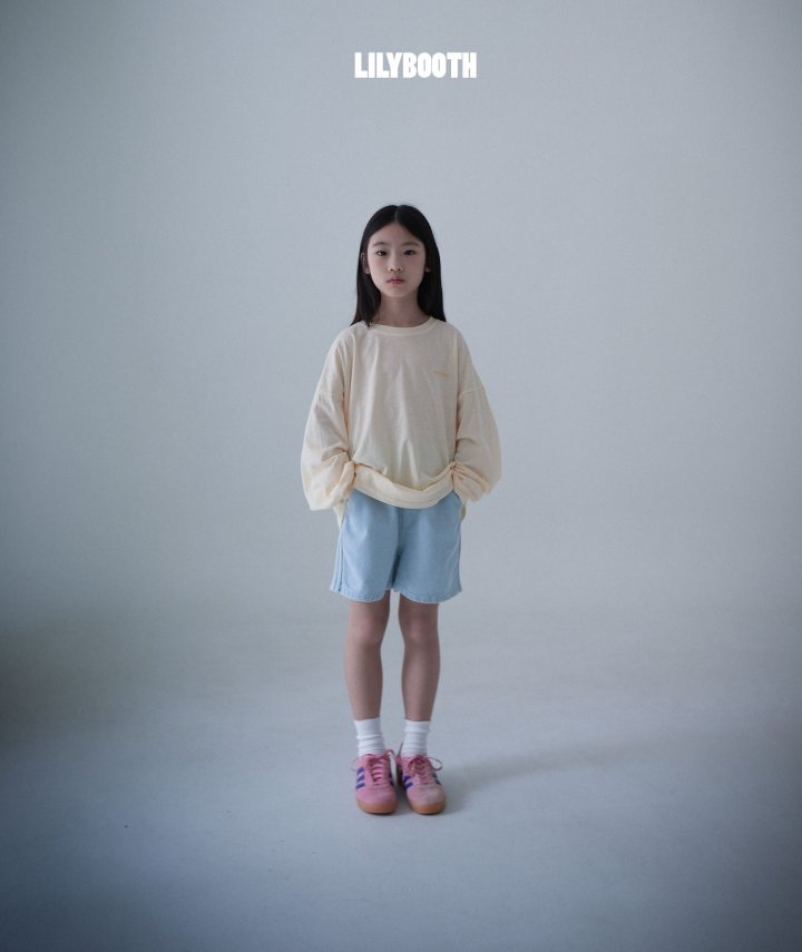 Lilybooth - Korean Children Fashion - #toddlerclothing - Line Denim Shorts - 7