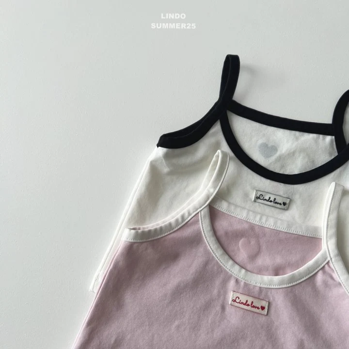 Lindo - Korean Baby Fashion - #babyboutique - May Heart Strap Sleeveless - 5