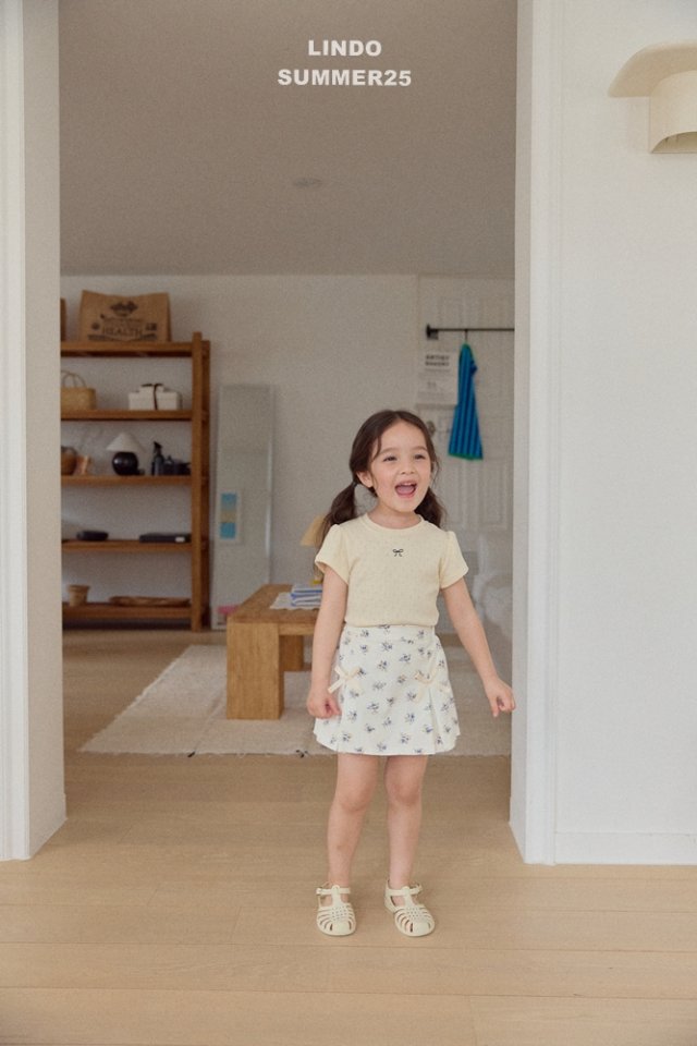 Lindo - Korean Baby Fashion - #smilingbaby - Ribom Skirt Pants - 4