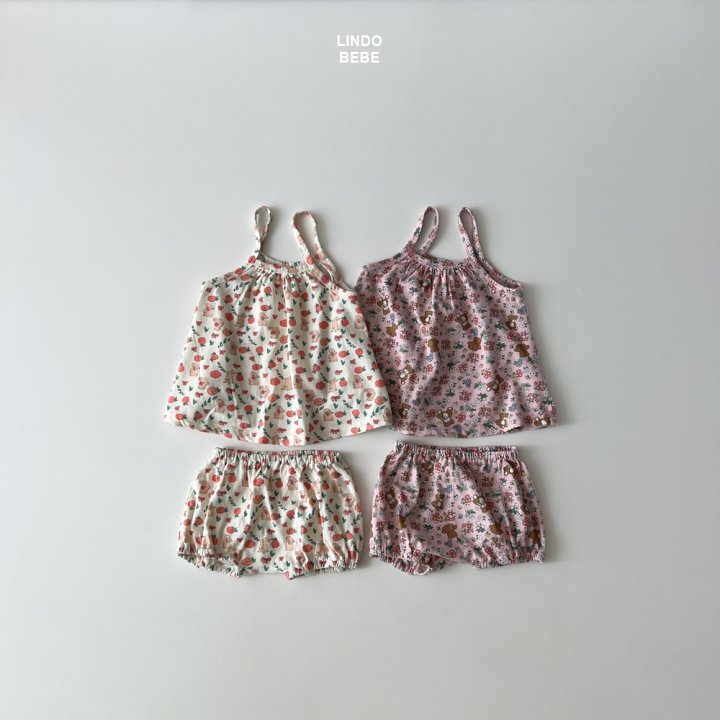 Lindo - Korean Baby Fashion - #babyboutique - Bebe Petit Sleeveless One-piece Set - 5