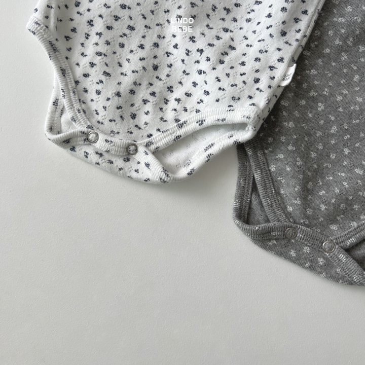 Lindo - Korean Baby Fashion - #babyboutique - Bebe Mini Flower Suit - 3