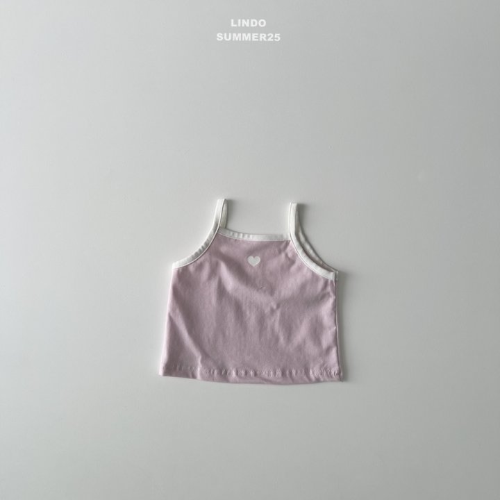 Lindo - Korean Baby Fashion - #babyboutiqueclothing - May Heart Strap Sleeveless - 6