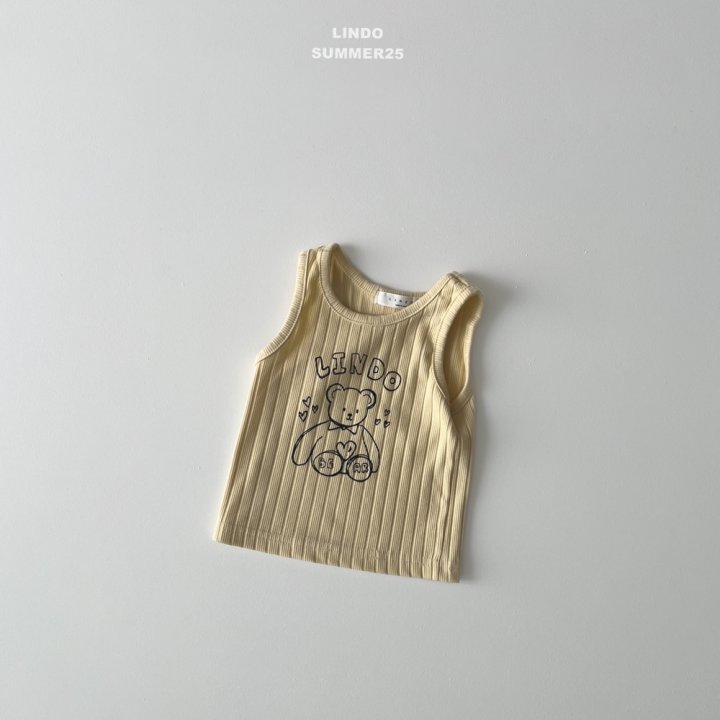 Lindo - Korean Baby Fashion - #babyboutiqueclothing - Little Bear Sleeveless - 5