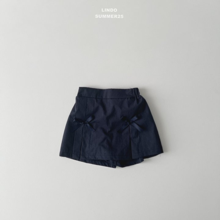 Lindo - Korean Baby Fashion - #babyboutique - Ribom Skirt Pants - 4