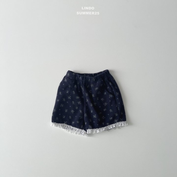 Lindo - Korean Baby Fashion - #babyboutiqueclothing - Rose Waffle Shorts - 3