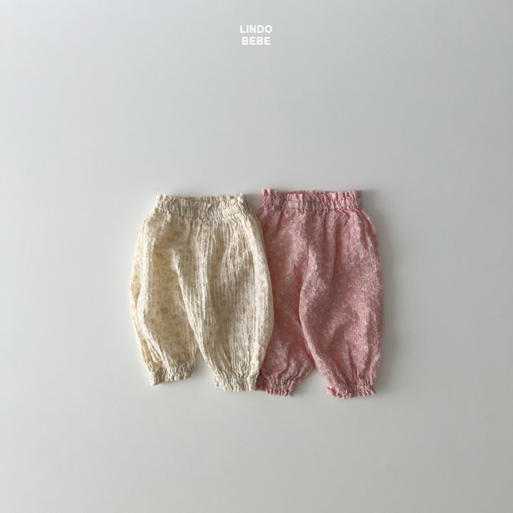 Lindo - Korean Baby Fashion - #babyboutiqueclothing - Bebe Flower Jogger Pants - 6
