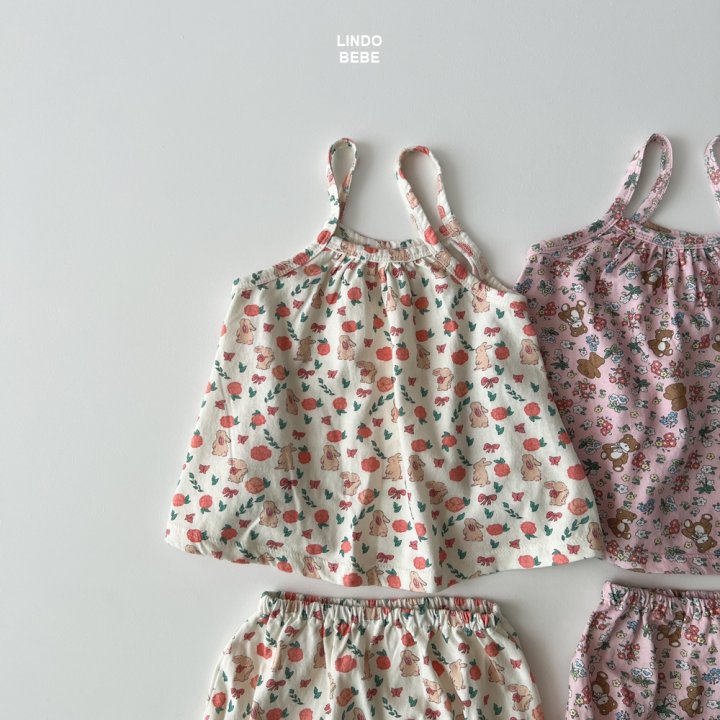 Lindo - Korean Baby Fashion - #babyboutiqueclothing - Bebe Petit Sleeveless One-piece Set - 7